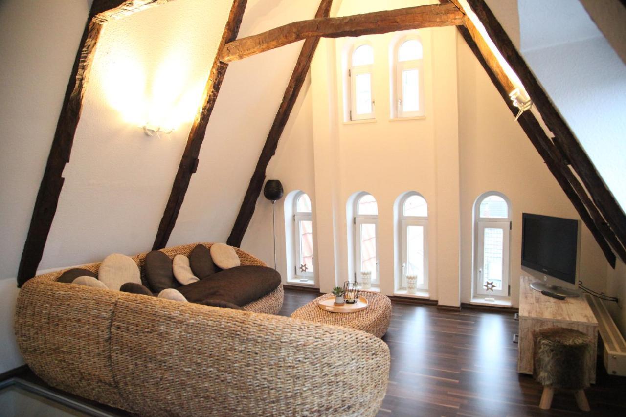 Wunderschoene Dachgeschoss - Maisonette Rostock Buitenkant foto