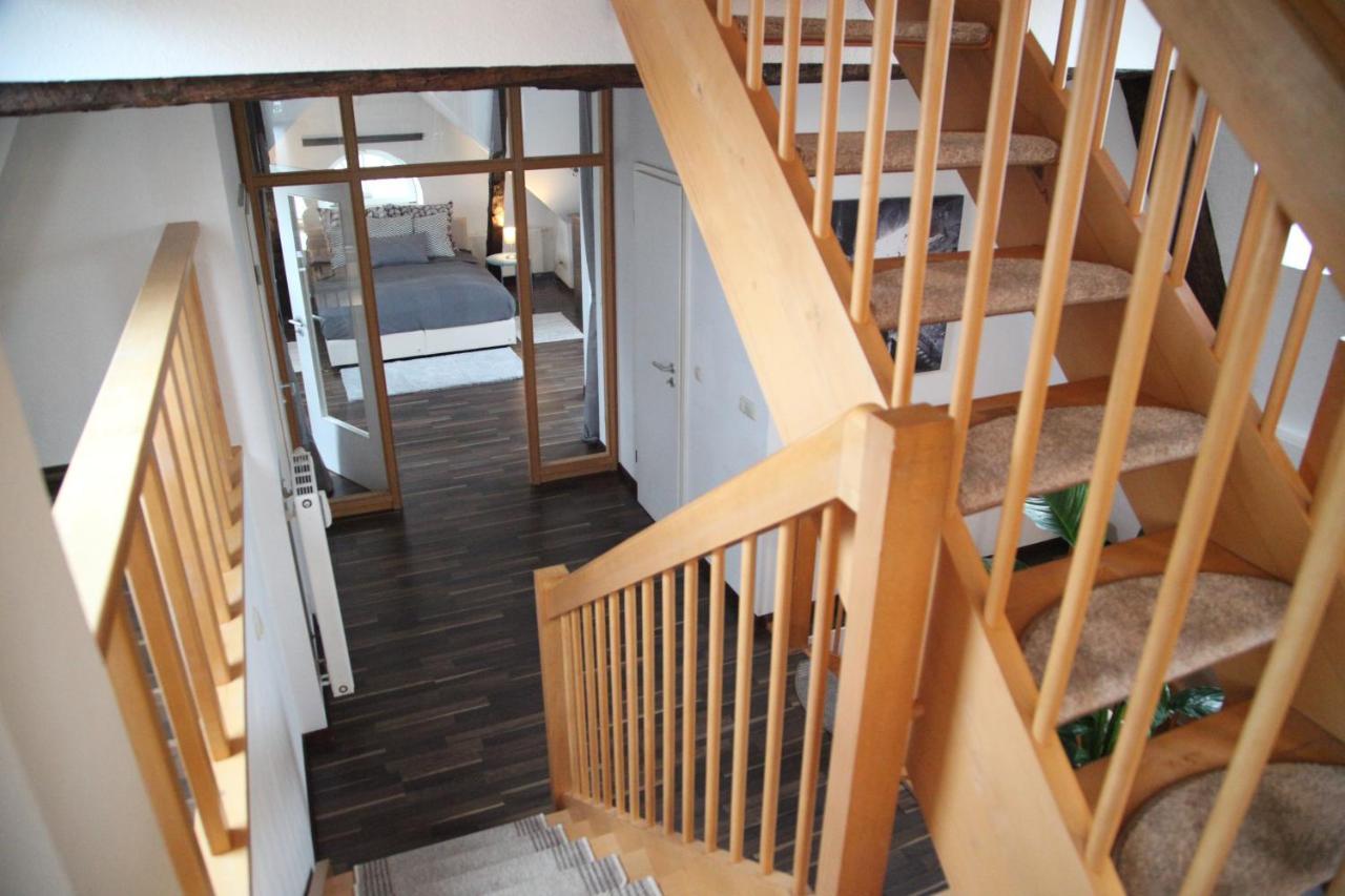 Wunderschoene Dachgeschoss - Maisonette Rostock Buitenkant foto