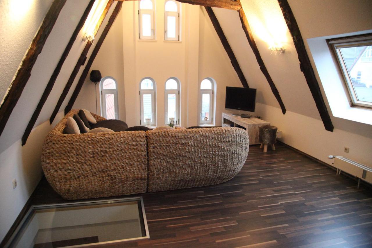 Wunderschoene Dachgeschoss - Maisonette Rostock Buitenkant foto