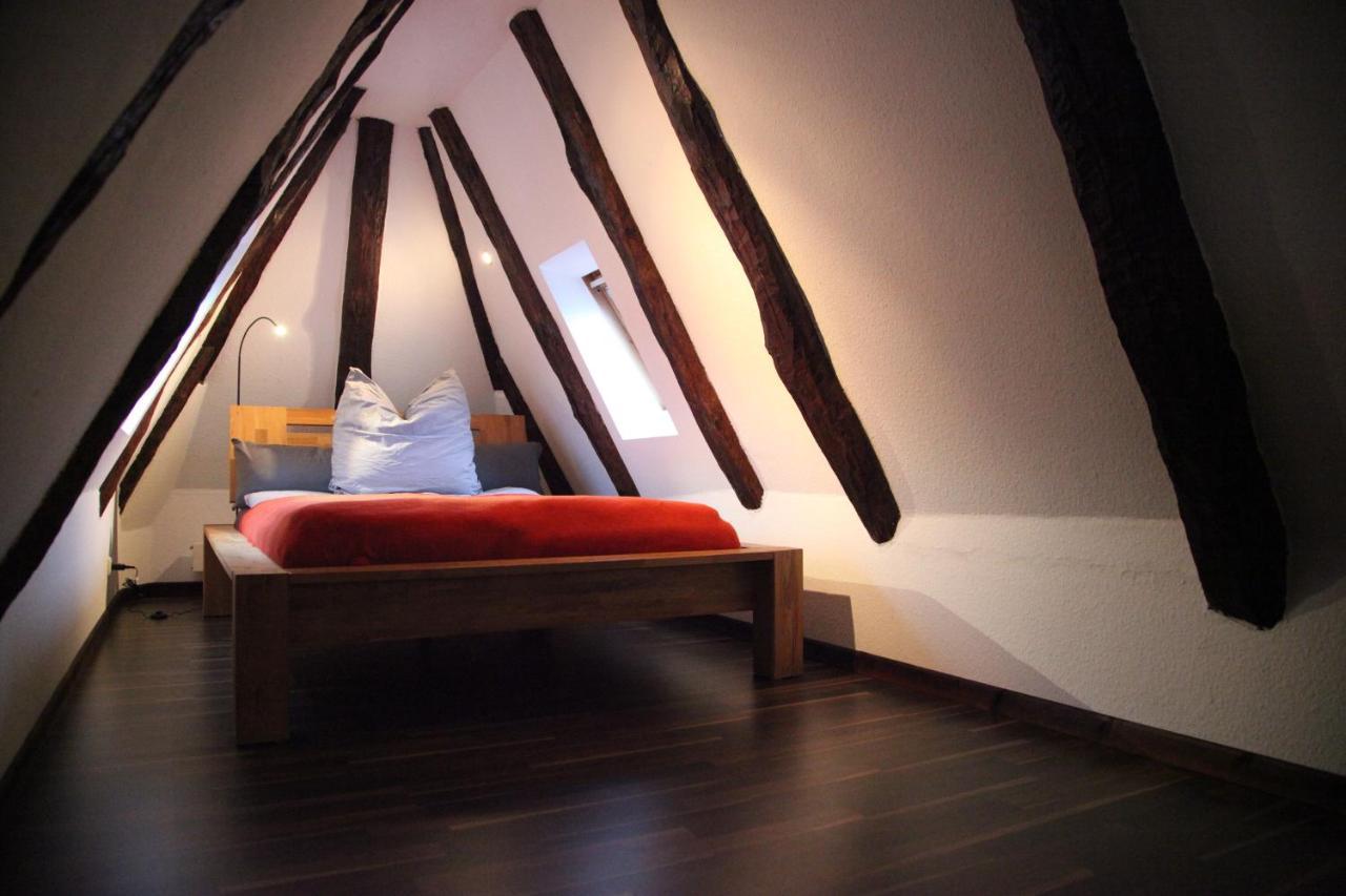 Wunderschoene Dachgeschoss - Maisonette Rostock Buitenkant foto